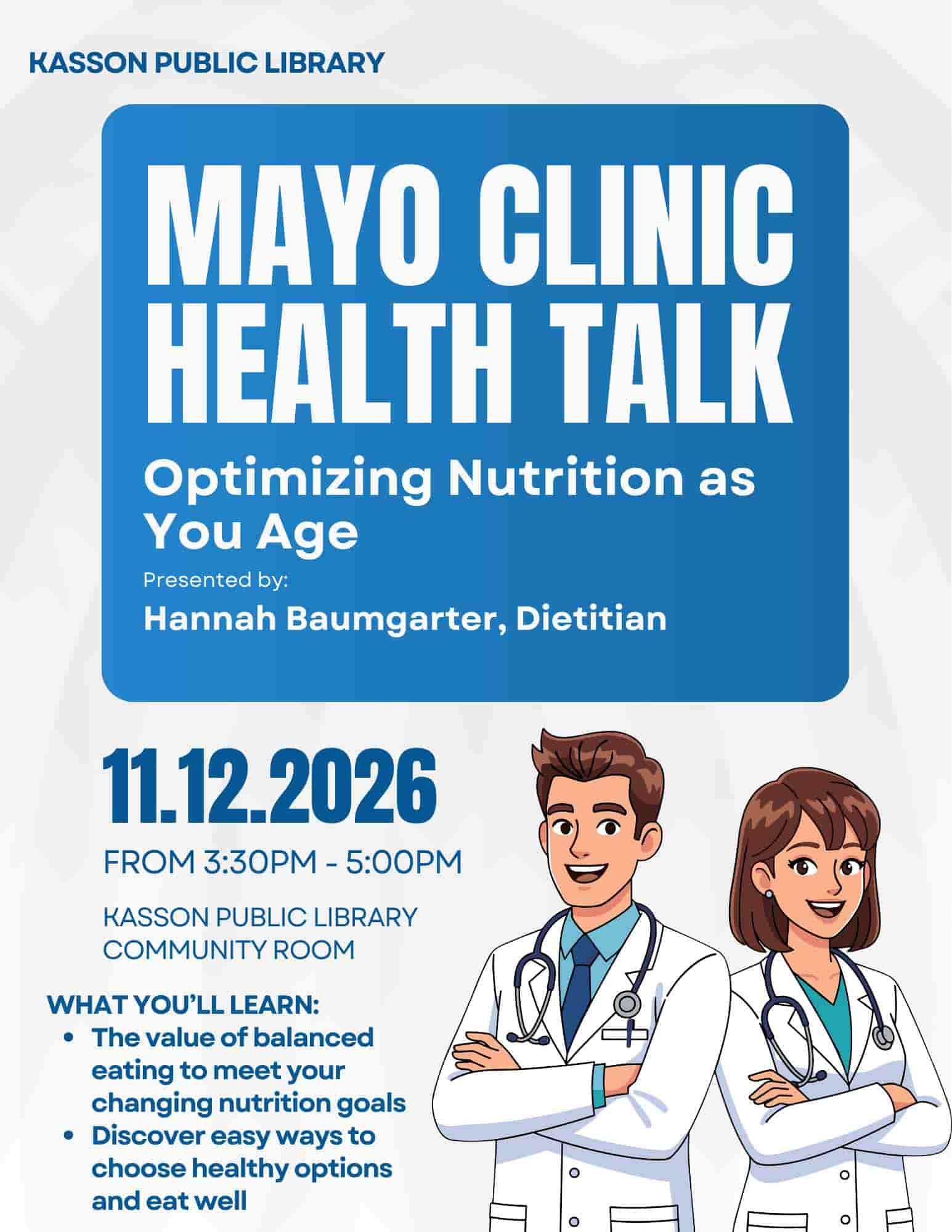 MayoHealthTalkNutrition
