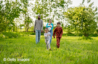 FamilyWalkTallGrass