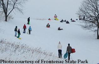 FrontenacStateParkSledding