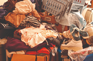 Hoarding pile
